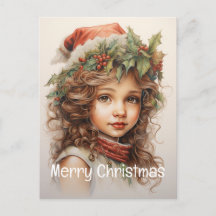 Rapariga de Natal Personalizada 24 de 25