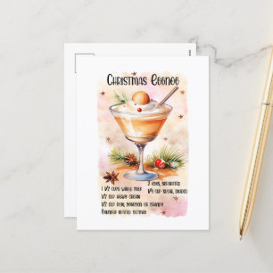 Cartão Postal De Festividades Receita festiva de ovos de Natal
