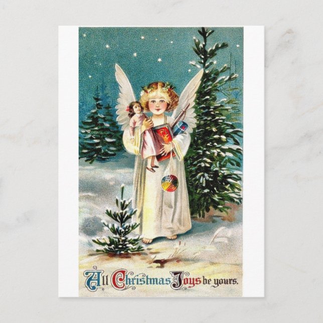 Cartão Postal De Festividades Recorde o Natal (Frente)