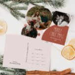 Cartão Postal De Festividades Red Boho Bolinhas Natal Três Foto<br><div class="desc">Esta bolinhas vermelha de Natal três cartões postais de Natal é perfeita para o seu cartões de natal moderno inspirado na fazenda da boêmia. A típica fonte rústica, mas delicada, desenhada à mão dá-lhe um aspecto viscoso e úmido enquanto a mantém bonita e simples. As bolinhas vêm em tons de...</div>