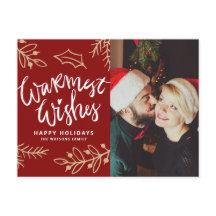 Red Warm Deseja Foto de Feriado para Caligrafia