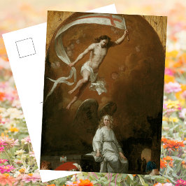 Cartão Postal De Festividades Ressurreição Católica Cristã - Páscoa de Jesus