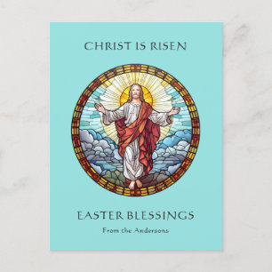 Cartão Postal De Festividades Ressurreição de Jesus, Páscoa religiosa católica