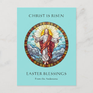 Cartão Postal De Festividades Ressurreição de Jesus, Páscoa religiosa católica