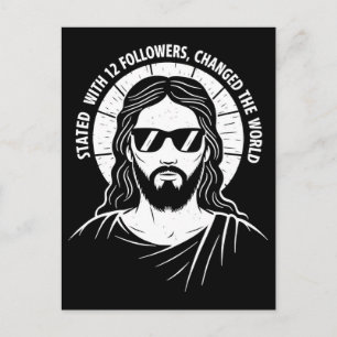 Cartão Postal De Festividades Retro jesus rei cristão