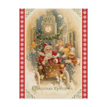 Retro Papai Noel no Natal