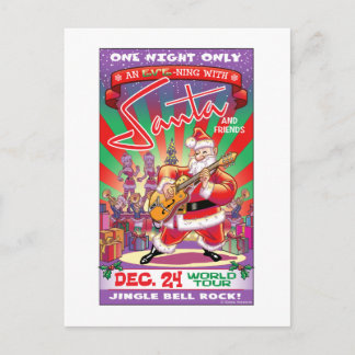 Cartão Postal De Festividades Rochas do papai noel!