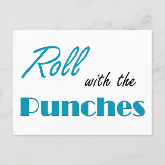 Cartão Postal De Festividades Rolar com as Punções, Cartão de Afirmação Diário