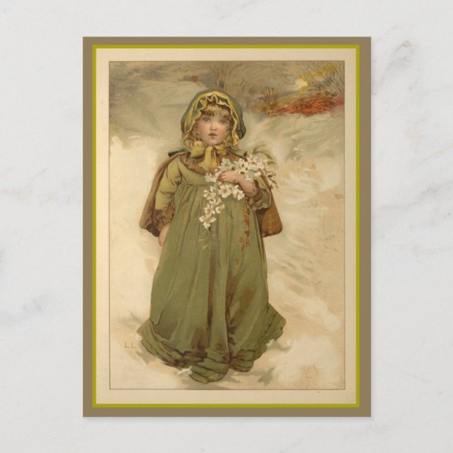 Cartão Postal De Festividades Rosas de Natal (Frente)