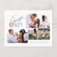 rosquinha de aniversário multicamada azul