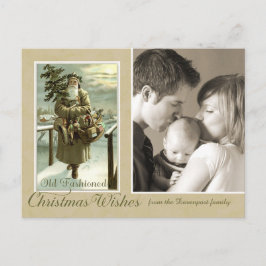 Cartão Postal De Festividades Rua Nick Christmas Vintage Reproduction Photo