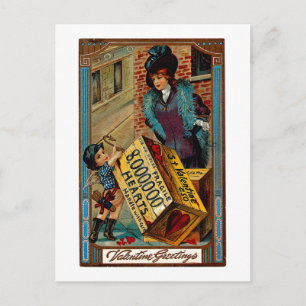 Cartão Postal De Festividades Rua. Taxa de Namorados