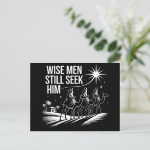 Cartão Postal De Festividades Sábios Homens Ainda O Procuram Natal Cristão Jesus
