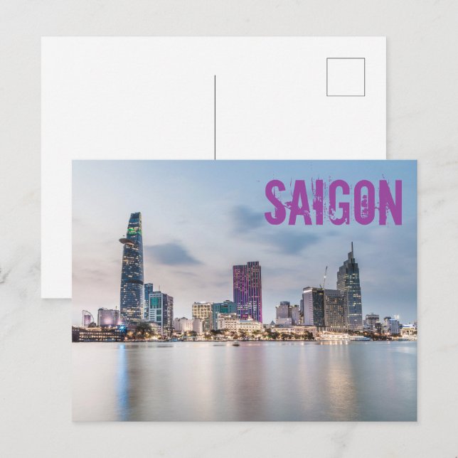 Cartão Postal De Festividades Saigon (Cidade de Ho Chi Minh): Souvenir da HCMC V (Frente/Verso)