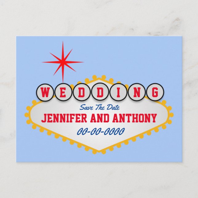 Cartão Postal De Festividades Salvar Exclusivamente A Data (Frente)