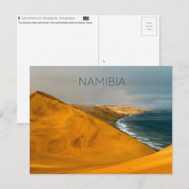 Cartão Postal De Festividades Sandwich Harbour, Namíbia Cartão-postal (Frente/Verso)