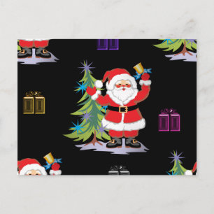 Cartão Postal De Festividades Santa Claus Christma
