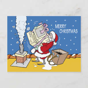 Cartão Postal De Festividades Santa Claus no. 05