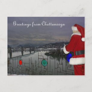 Cartão Postal De Festividades Santa in Chattanooga