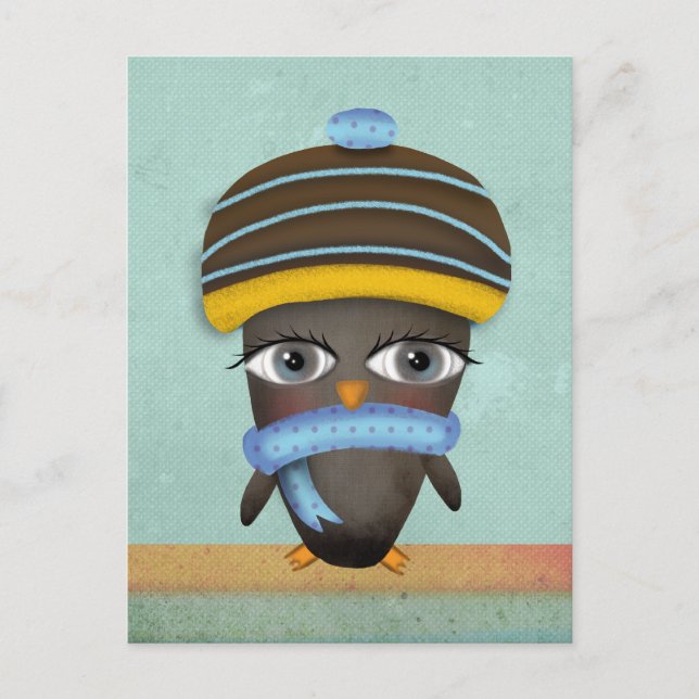 Cartão Postal De Festividades Saudação de Natal Masculina (Frente)