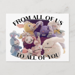 Cartão Postal De Festividades Saudação de páscoa