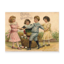 Saudação de Páscoa Vintage