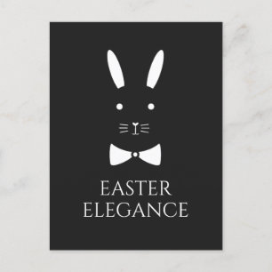 Cartão Postal De Festividades Saudação Elegante de Páscoa Personalizável