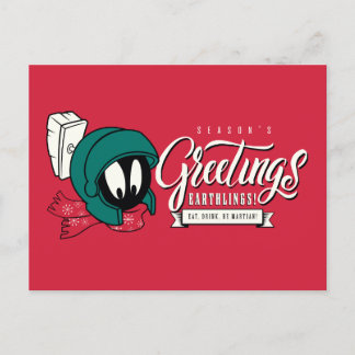 Cartão Postal De Festividades Saudações de Fim de Ano, Terrestres!