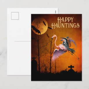 Cartão Postal De Festividades Saudações Divertidas de Halloween