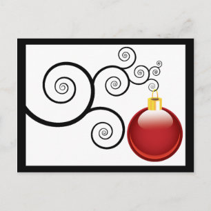 Cartão Postal De Festividades Saudações do Cartão-postal de Natal da Ordem Ve