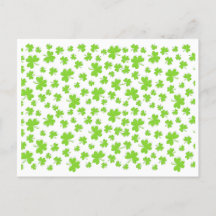 Saudações Sortudas Clover Shamrock