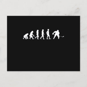 Cartão Postal De Festividades Se o hóquei fosse fácil, eles o chamariam de sua m