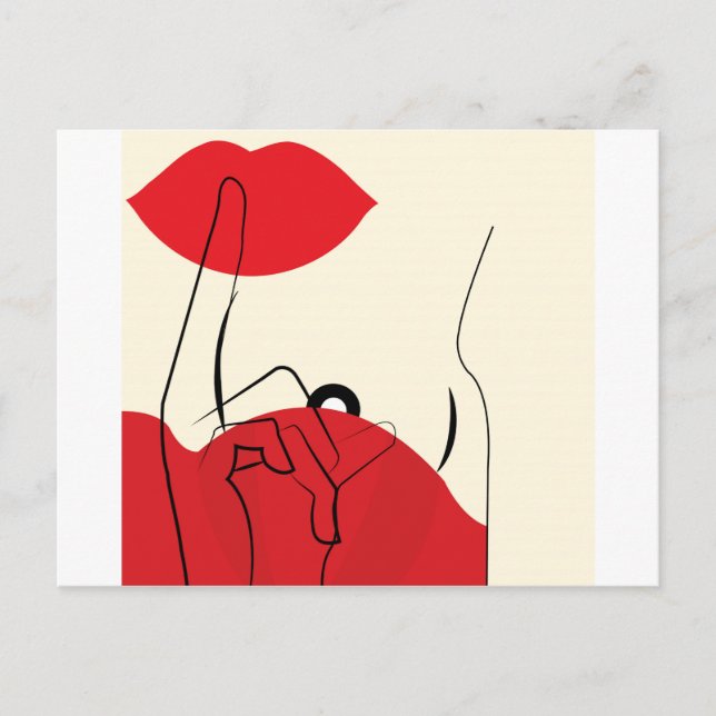 Cartão Postal De Festividades segredo (Frente)