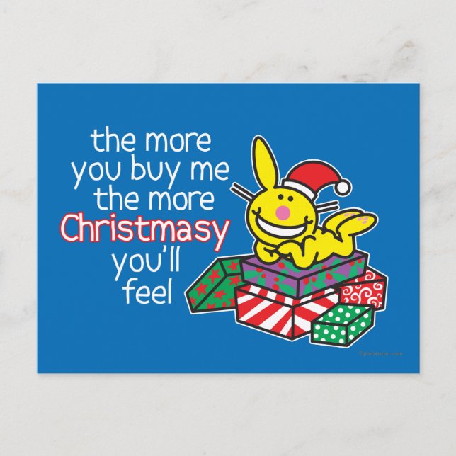 Cartão Postal De Festividades Sentiel Christmasy (Frente)