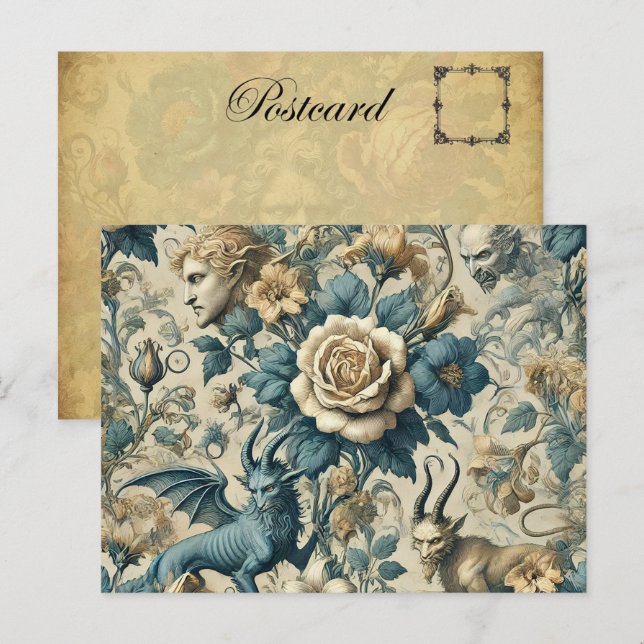 Cartão Postal De Festividades Serenada Gótica - Vitoriana Gótica (Frente/Verso)