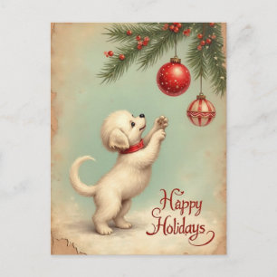 Cartão Postal De Festividades Seu Próprio Texto Postais de Boas Festas do Ano Ca