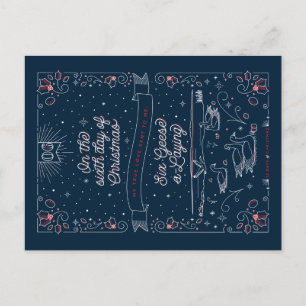 Cartão Postal De Festividades SEXTO DIA DE NATAL / Cartão-postal de Natal