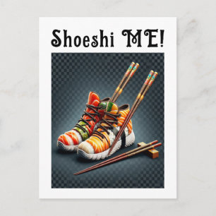 Cartão Postal De Festividades Shoeshi ME - Sneaker Sushi Único