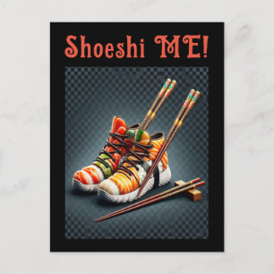 Cartão Postal De Festividades Shoeshi ME - Sneaker Sushi Único