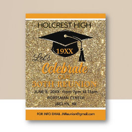 Cartão Postal De Festividades Show stopper Class Reunion invitation post card