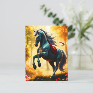 CARTÃO POSTAL DE FESTIVIDADES SILVER HORSE