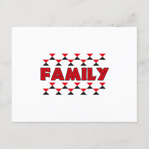 Cartão Postal De Festividades Símbolo Tribal da Família Maori Whānau - Ideia Gif