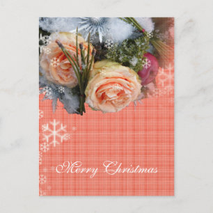 Cartão Postal De Festividades Simples Decor Elegante Feliz Natal
