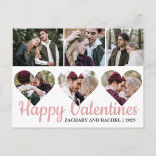 Cartão Postal De Festividades Simples fotos de casal de amor romântico dia dos n