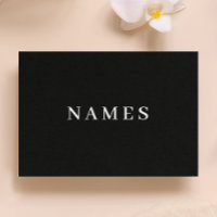 Simples Preto Personalizado Adicionar Seu Nome Ele