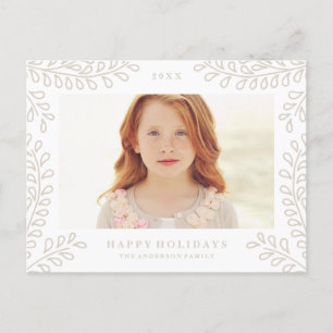 Cartão Postal De Festividades Snowy Branches Collection