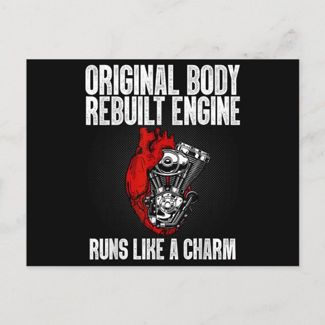 Cartão Postal De Festividades Sobrevivente de Recuperação de Cirurgia Funcional  (Frente)