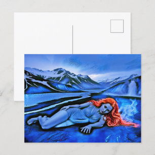 Cartão Postal De Festividades "Sólvátra" - Flame Bento Ice