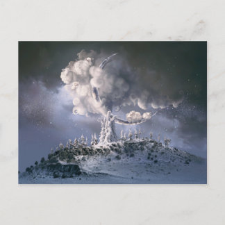 Cartão Postal De Festividades Sonho de Natal