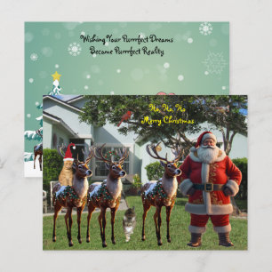 Cartão Postal De Festividades Sonho de Tito para 2025 - Um Natal Branco